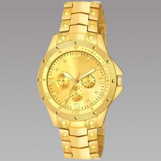 Men's Golden Stainless Steel Watches